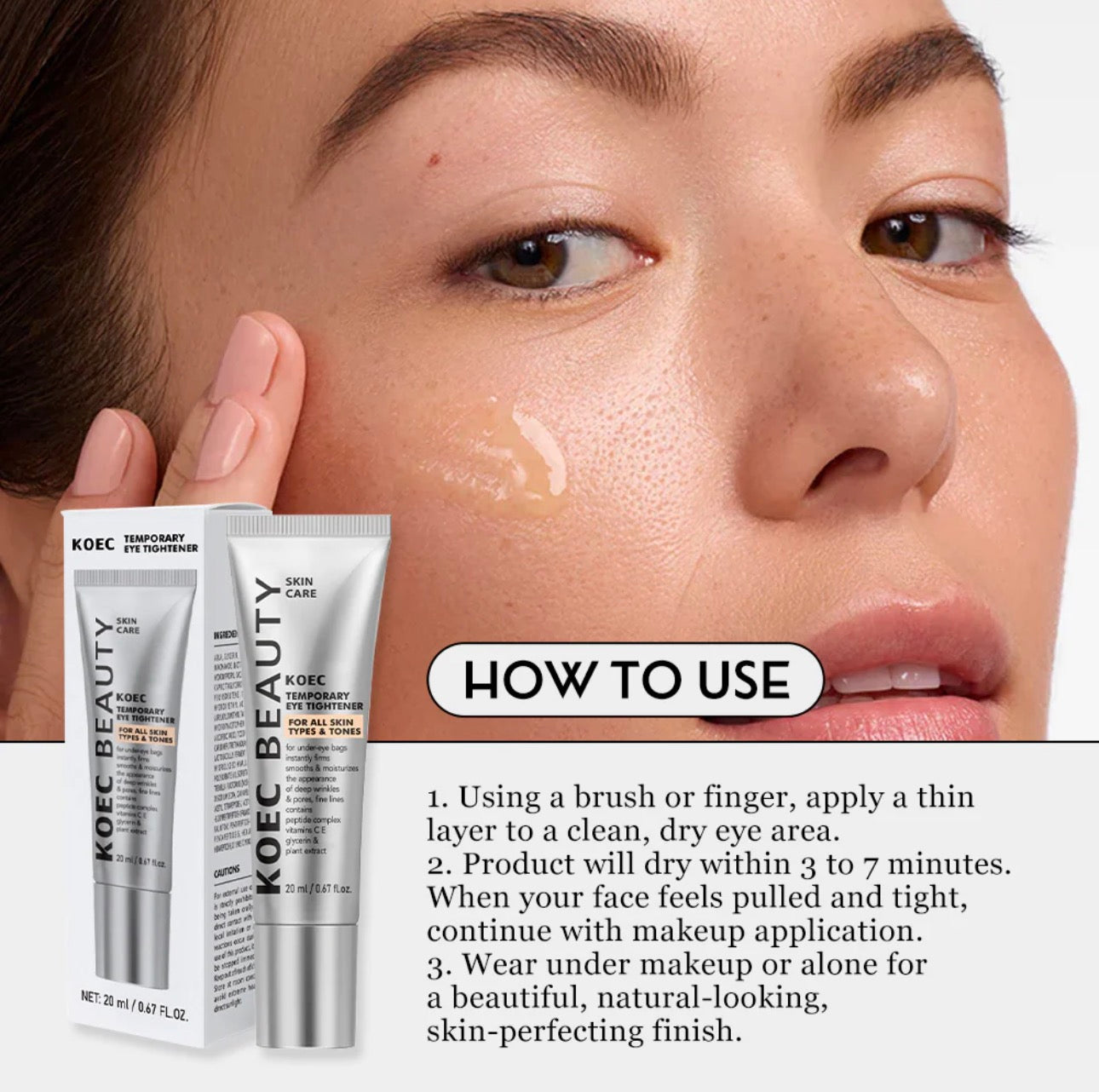 Instant Firm Temporary Eye Tightening Cream