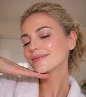 Customer with a natural morning glow