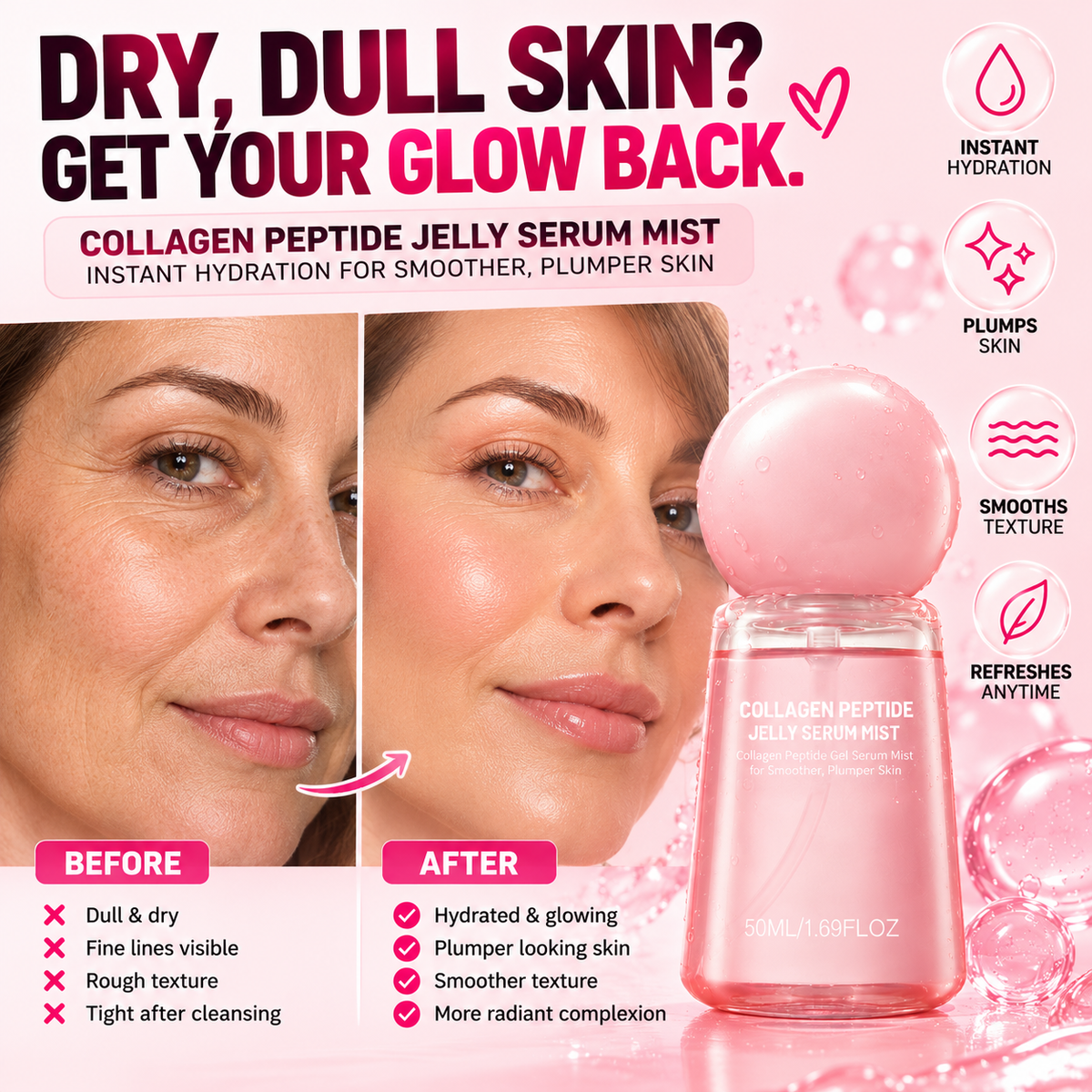 Collagen Peptide Jelly Serum Mist