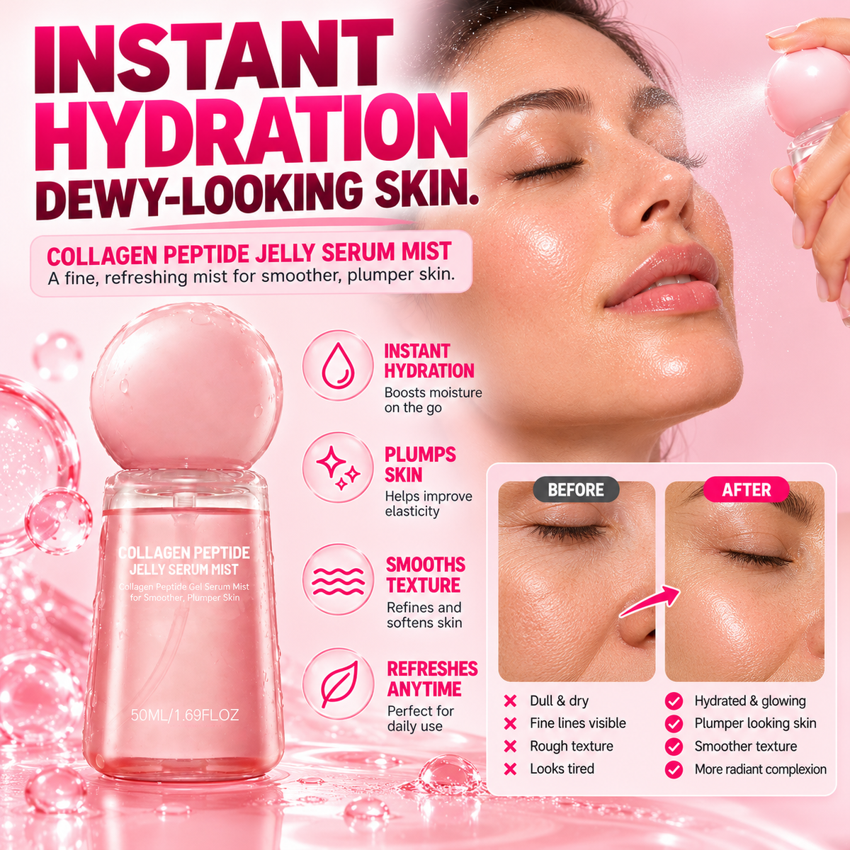 Collagen Peptide Jelly Serum Mist