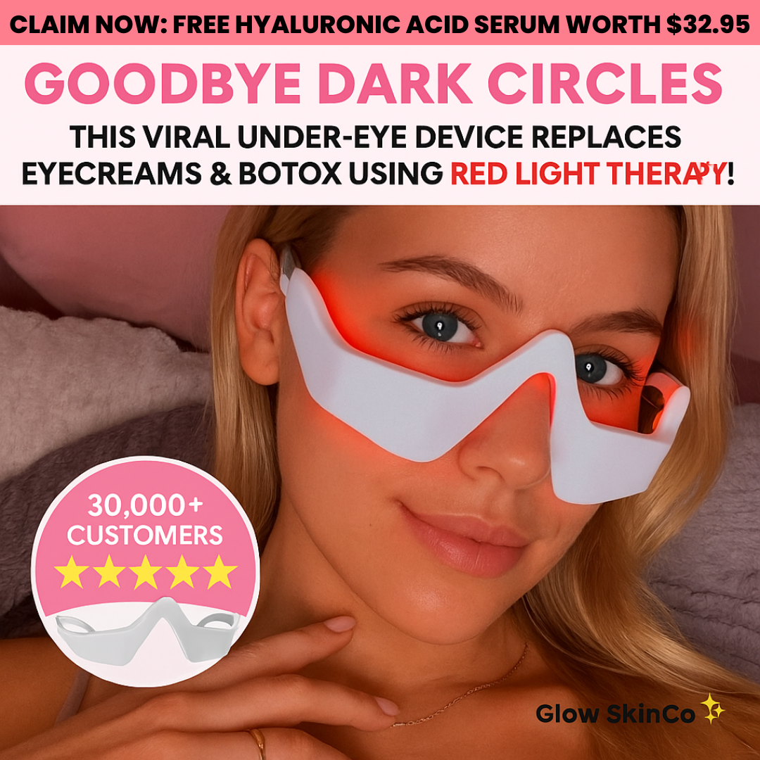 GlowEyes™ - Under-Eye Red Light Therapy