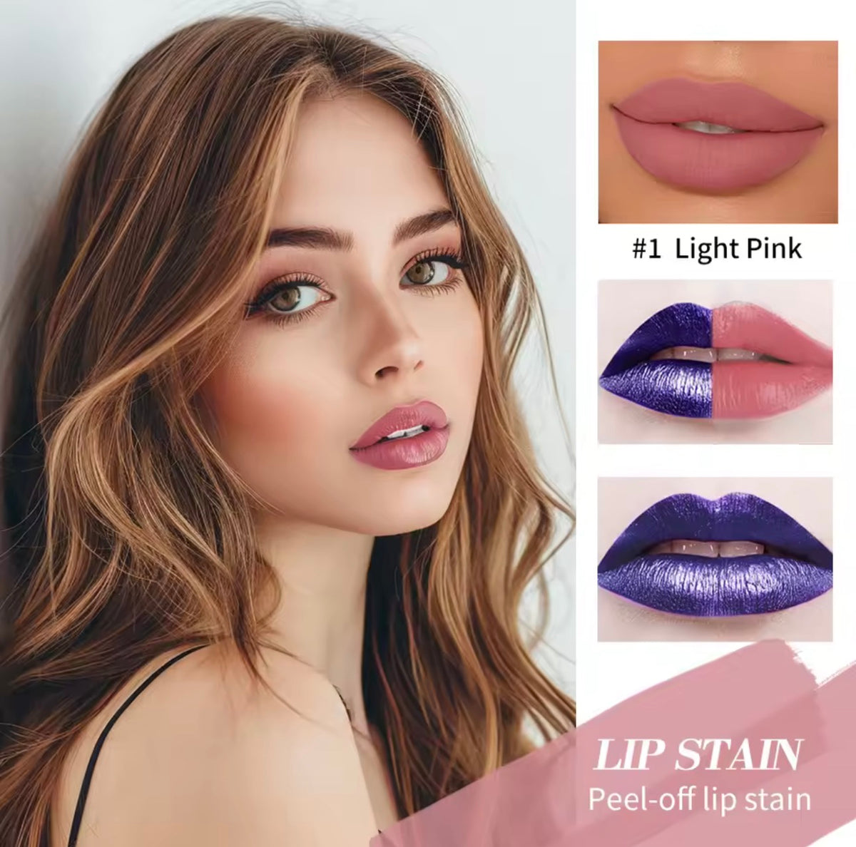 Peel Off Lip Stain Tint - Buy 1 Get 2 Free