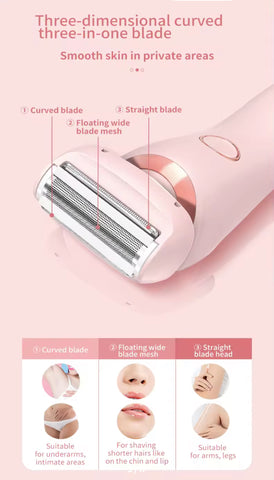 GLOWSHAVE™ Wet Dry Electric Razor