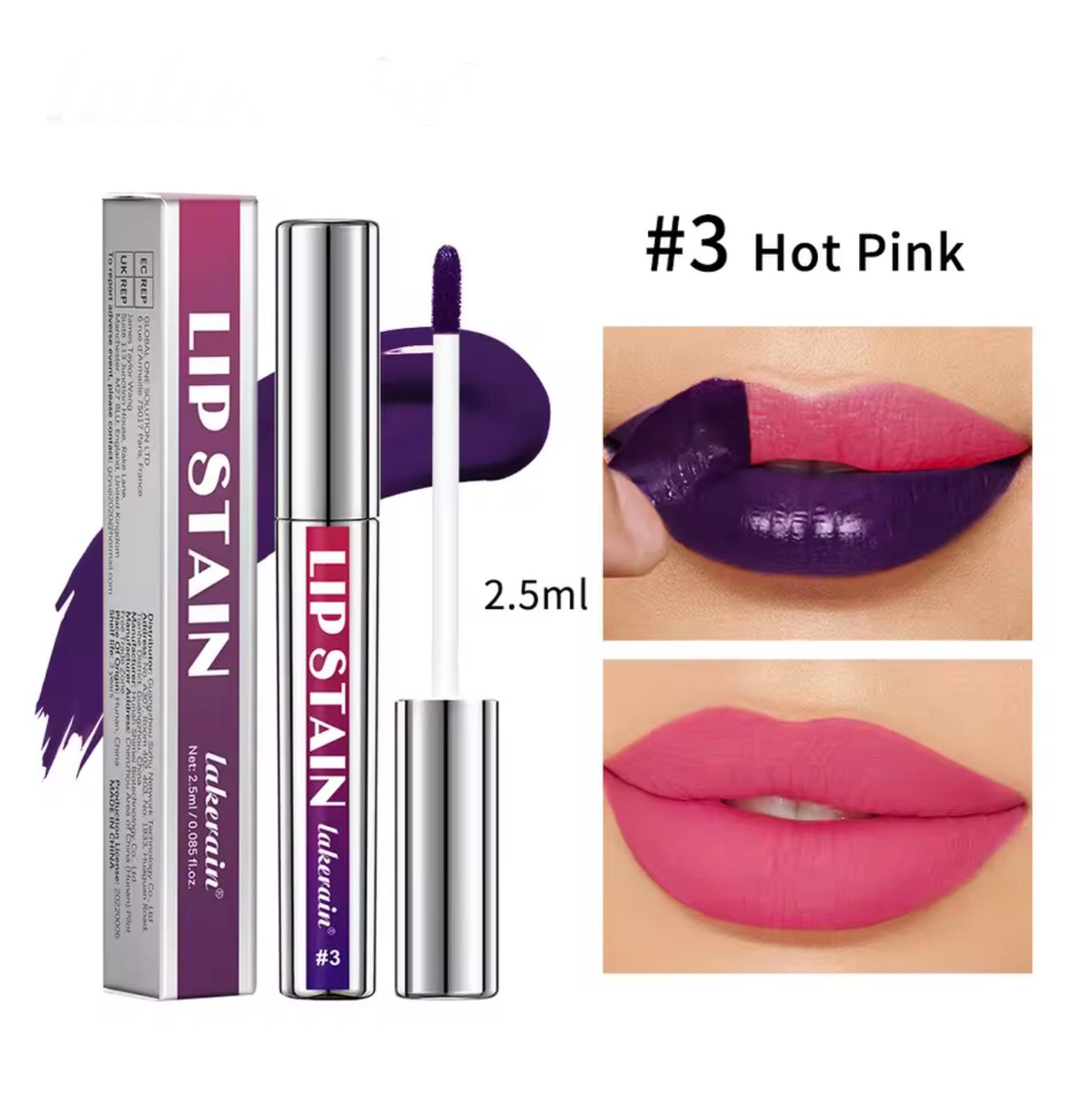 Peel Off Lip Stain Tint - Buy 1 Get 2 Free