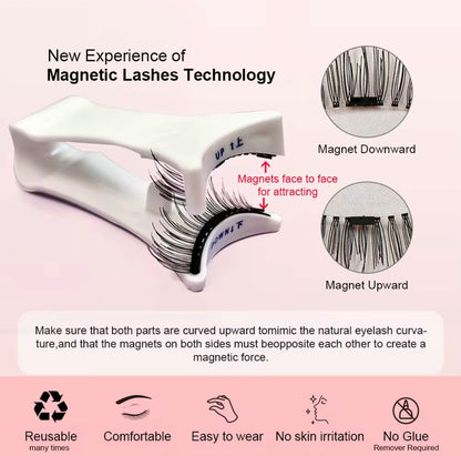Glow SkinCo™ Magnetic Lashes With Applicator