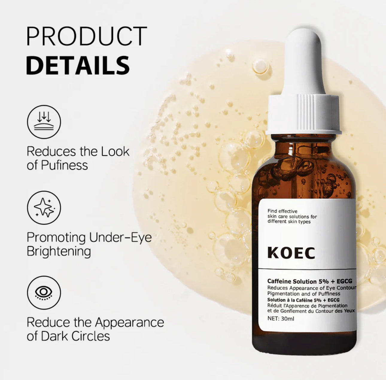 5% Caffeine + EGCG Eye Serum