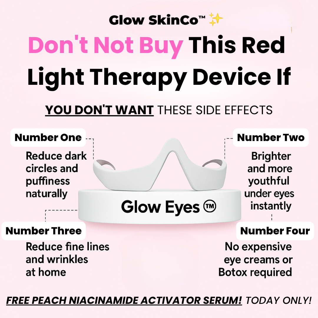 GlowEyes™ - Under-Eye Red Light Therapy