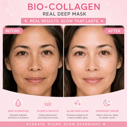 Bio Collagen Viral Face Mask 4Pcs