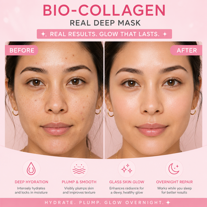 Bio Collagen Viral Face Mask 4Pcs
