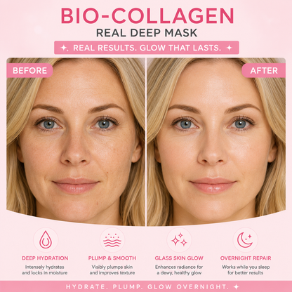 Bio Collagen Viral Face Mask 4Pcs