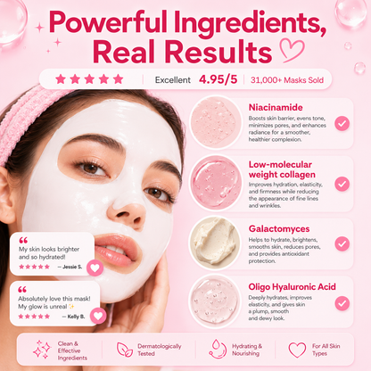 Bio Collagen Viral Face Mask 4Pcs