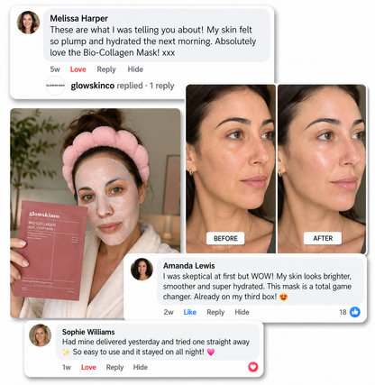 Bio Collagen Viral Face Mask 4Pcs
