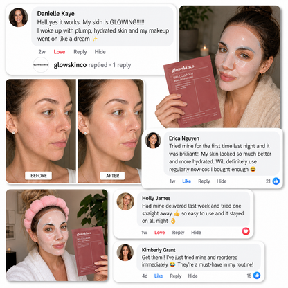 Bio Collagen Viral Face Mask 4Pcs