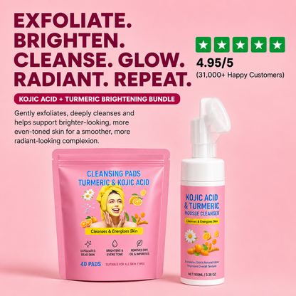 Kojic Acid & Turmeric Brightening + Dark Spot System