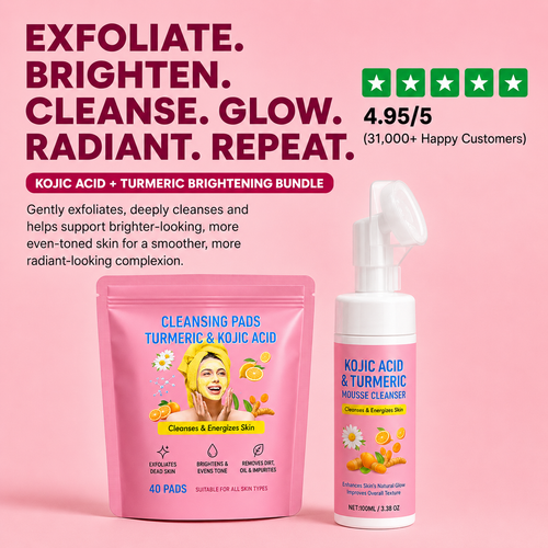 Kojic Acid & Turmeric Brightening + Dark Spot System