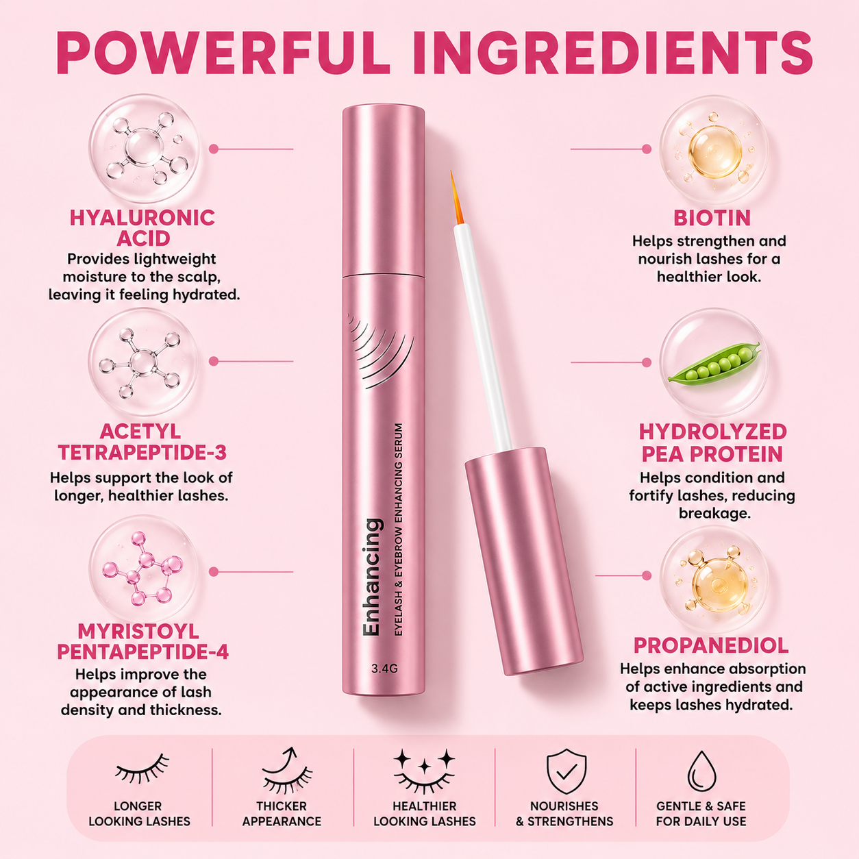 Eyelash & Brow Growth Serum