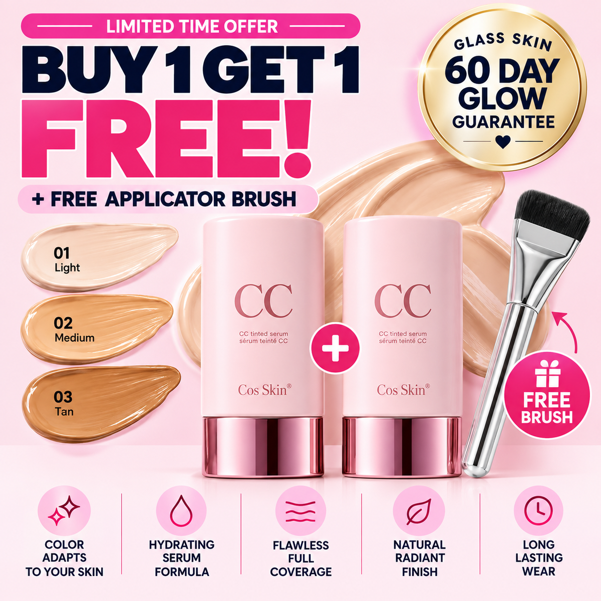 SkinPerfect 7-in-1 CC Serum Foundation Cream