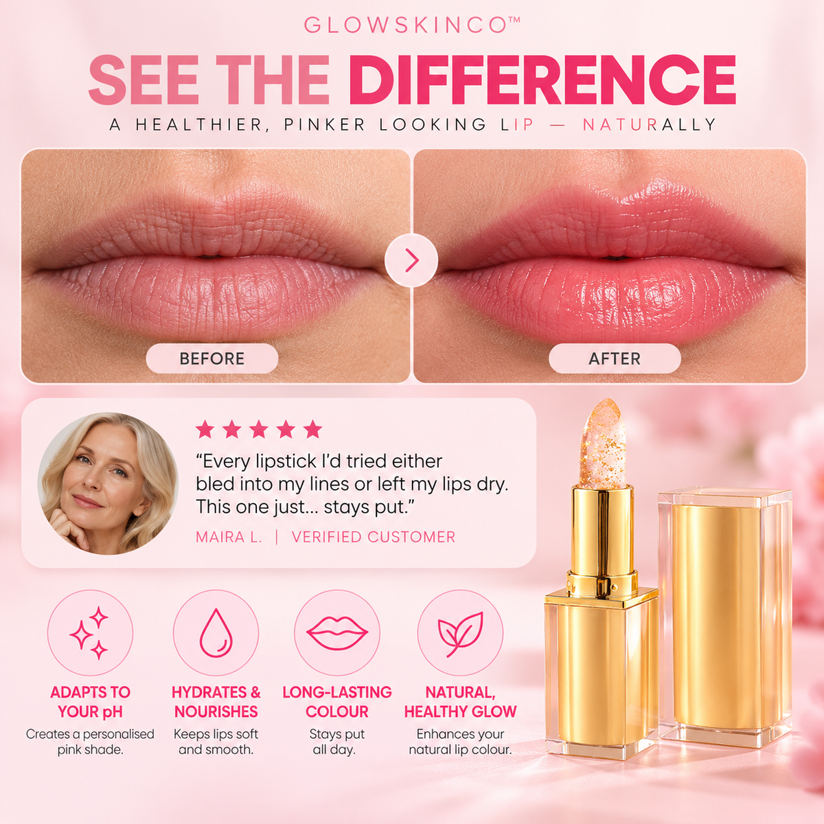 Colour Changing Lipstick