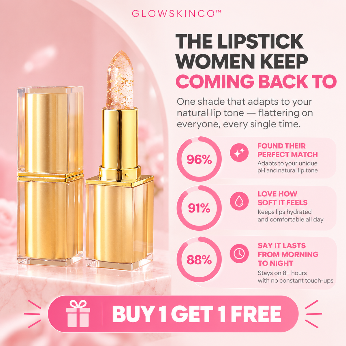 Colour Changing Lipstick