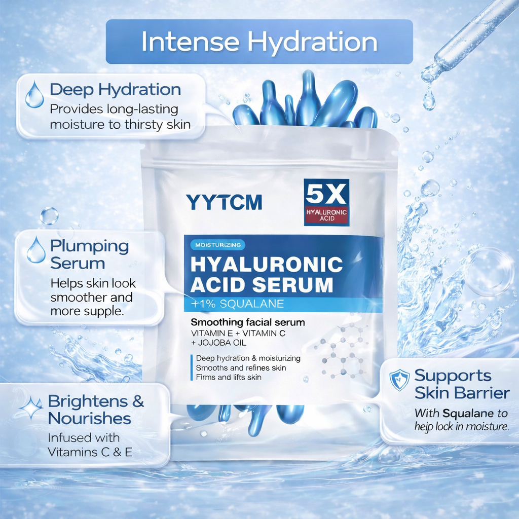 Hyaluronic & Squalene Hydrating Serum Capsules 30Pcs