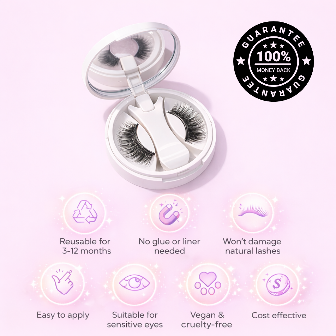 Glow SkinCo™ Magnetic Lashes With Applicator