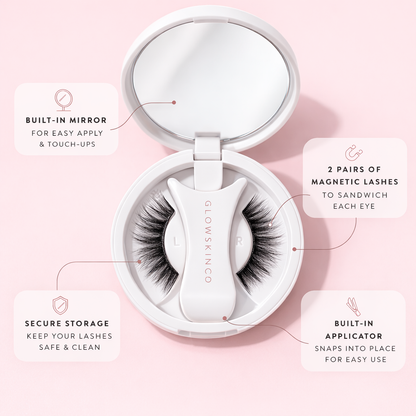 Glow SkinCo™ Magnetic Lashes With Applicator