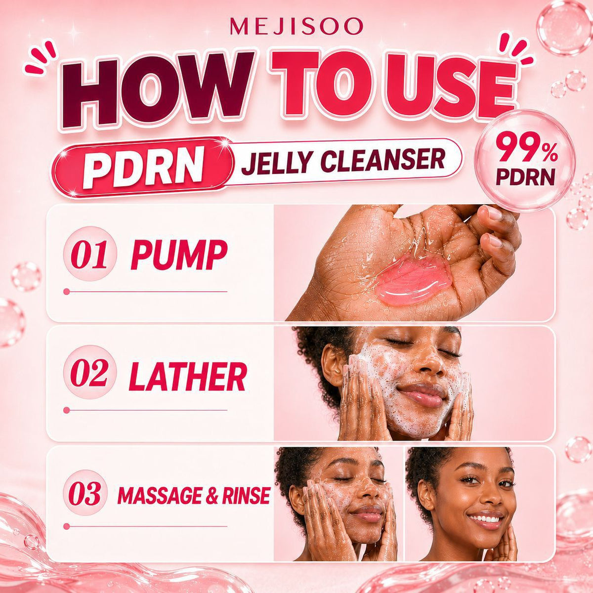 PDRN Pink Jelly Hydrating Cleanser