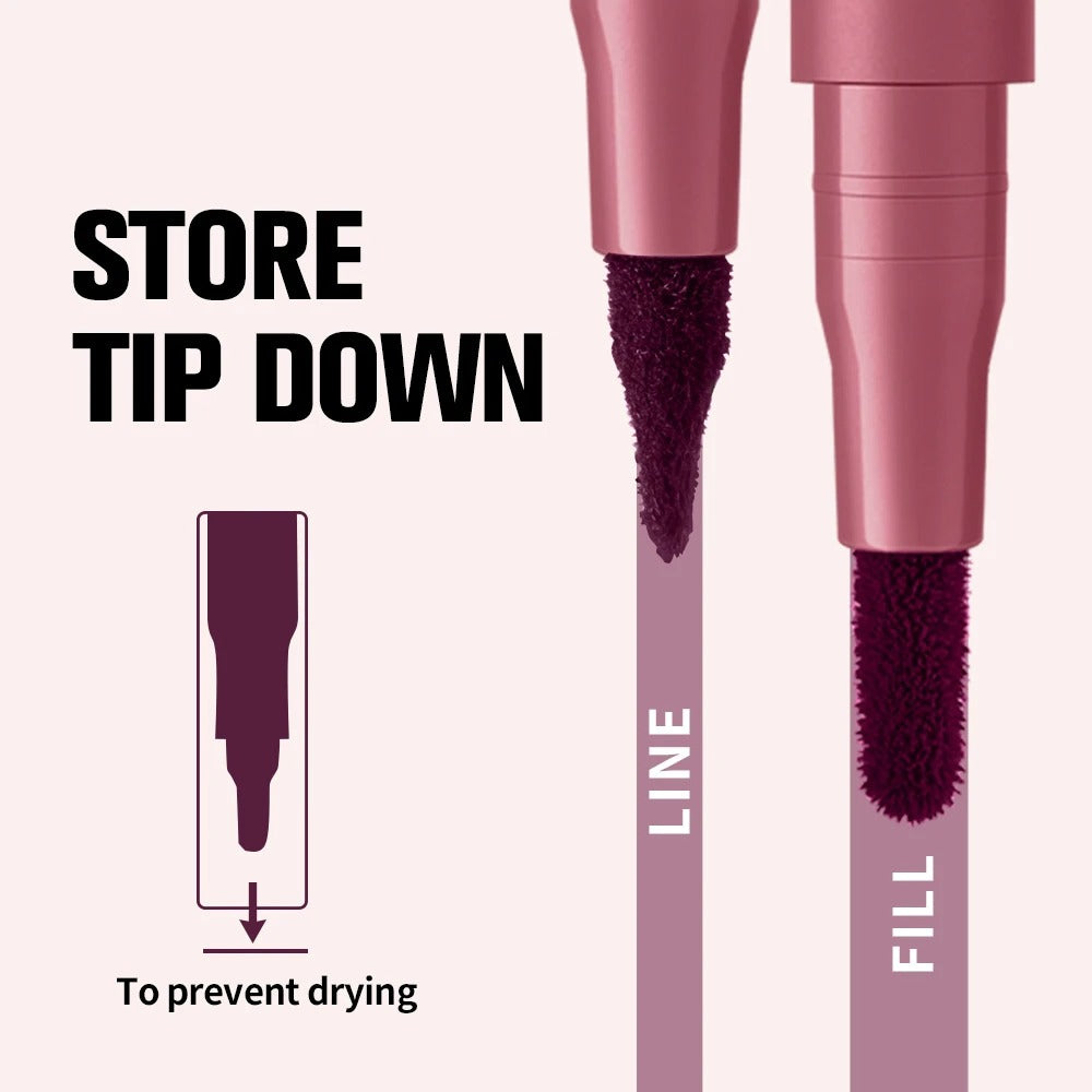 Glow SkinCo™ 2-in-1 Lip Liner Contour Stain Pen