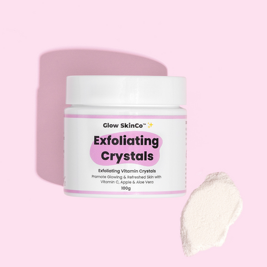 Exfolitiating Vitamin Crystals